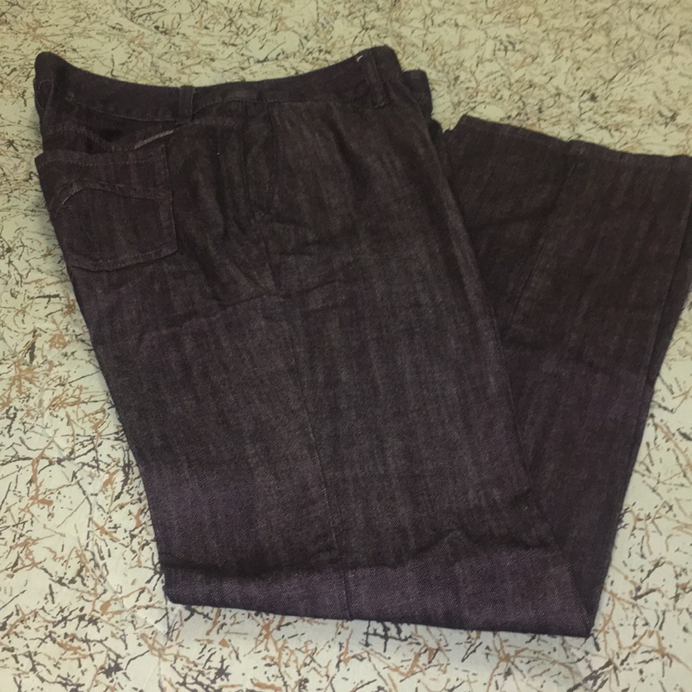 Liz Claiborne jeans/slim bootcut(black) - Picture 3 of 10